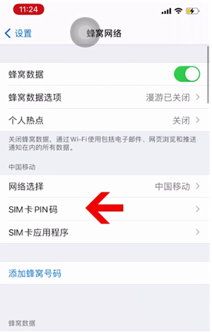 向阳街道苹果14维修网分享如何给iPhone14的SIM卡设置密码 