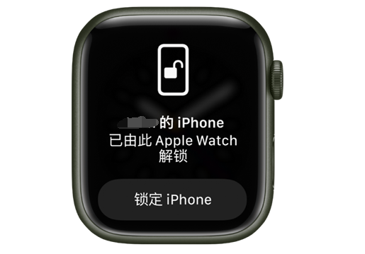 向阳街道苹果手机维修分享用 AppleWatch 解锁配备面容 ID 的 iPhone方法 