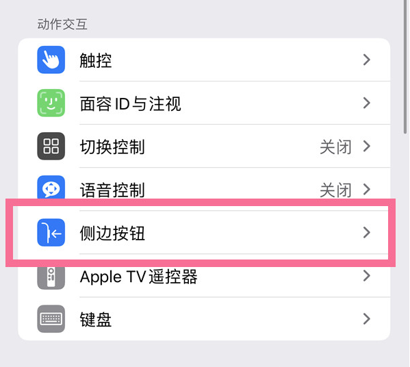 向阳街道苹果14维修店分享iPhone14 Plus侧键双击下载功能关闭方法 