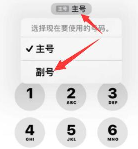 向阳街道苹果14维修店分享iPhone 14 Pro Max使用副卡打电话的方法 