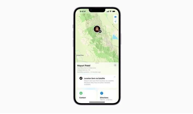 向阳街道苹果14维修分享iPhone14系列中 FindMy功能通过卫星分享位置方法教程 