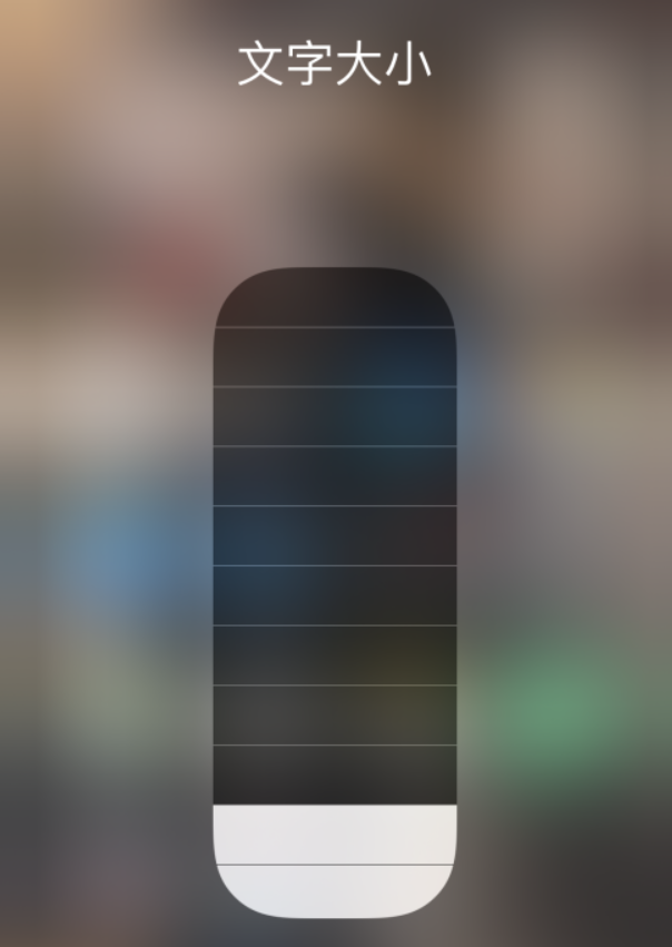 向阳街道苹果手机维修分享小技巧：在 iPhone 控制中心快速调节字体大小 
